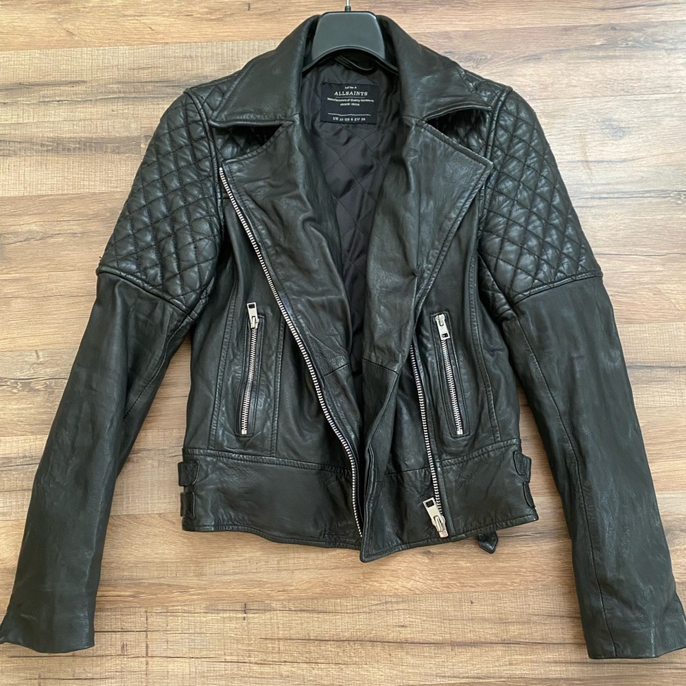 All Saints RARE Walker Leather Jacket